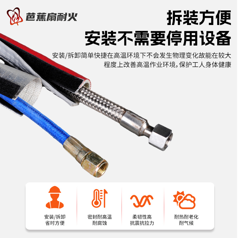 搭扣式防火套管